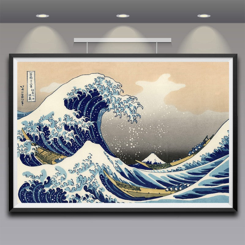 The Great Wave Off Kanagawa - Canva Art II