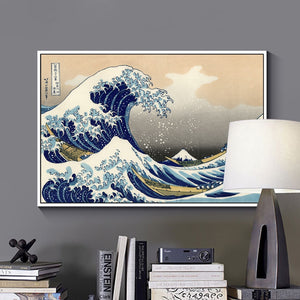 The Great Wave off Kanagawa Japanese Traditional Painting Unframed