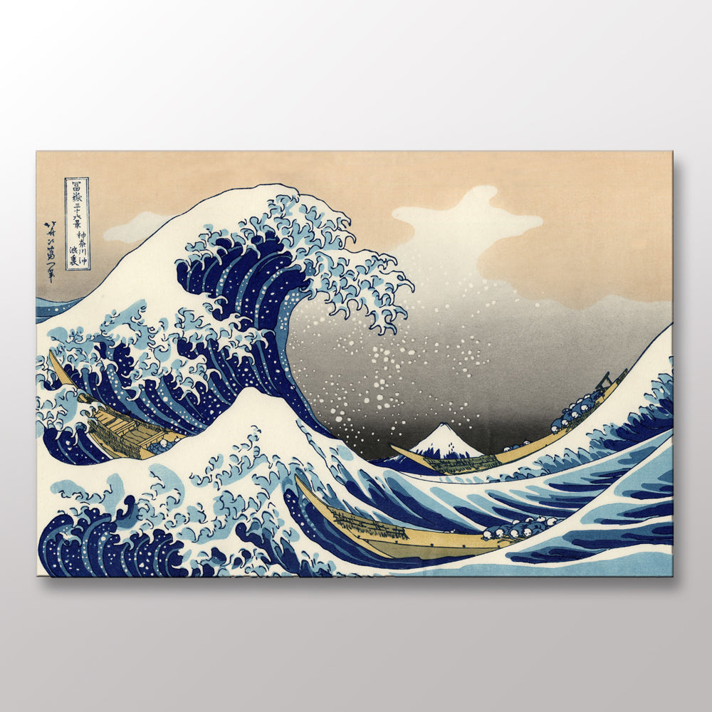 The Great Wave off Kanagawa Japanese Traditional Painting Unframed