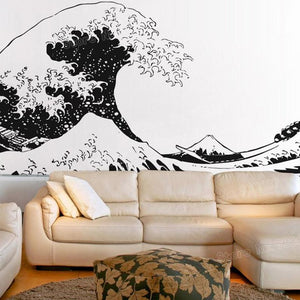 The Great Wave Off Kanagawa Plane Wall Sticker