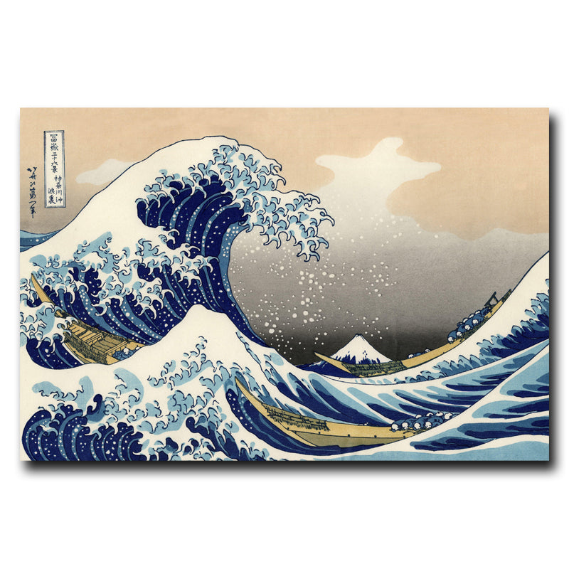 The Great Wave Off Kanagawa Canva Art I