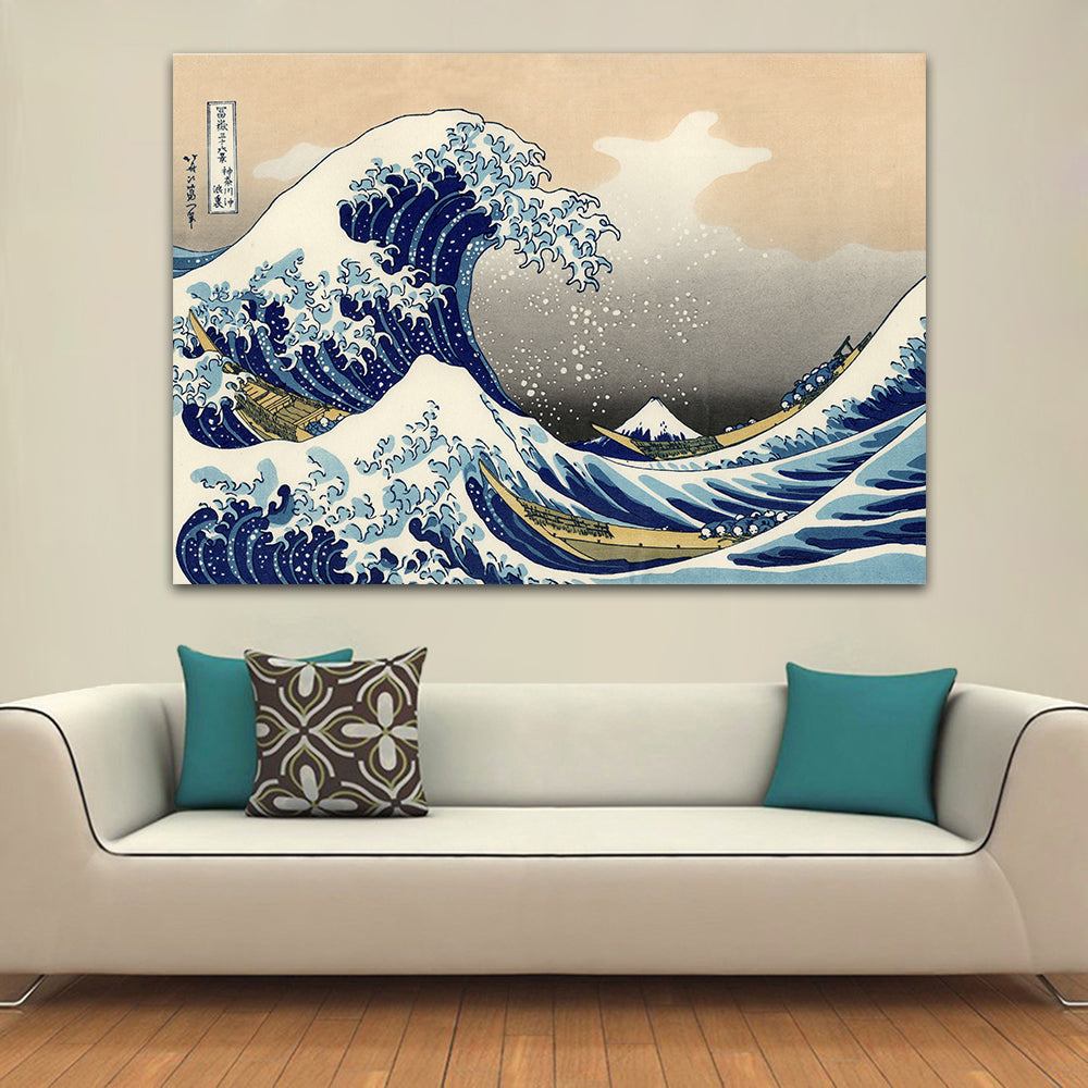 The Great Wave Off Kanagawa Canva Art I